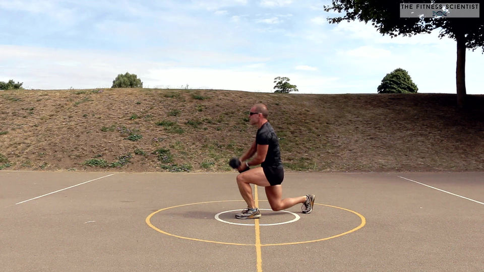 Swordsman lunges